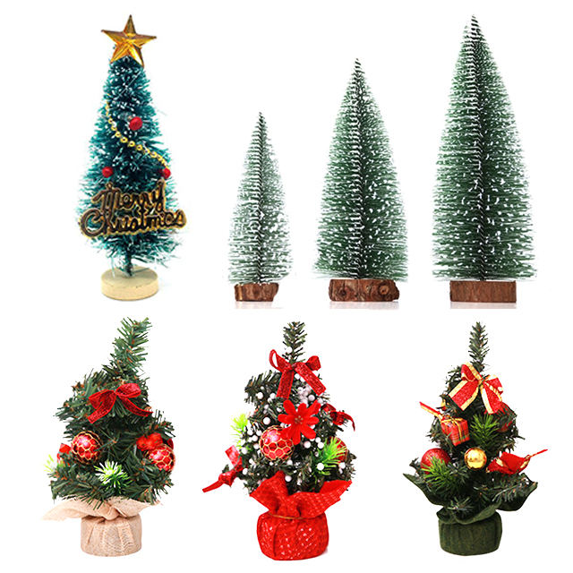 크리스마스 미니 트리 소형 전나무 장식품 포토존 세트 테이블 장식 꾸미기