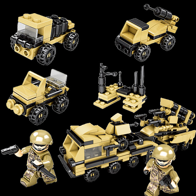 레고 호환 034 군인블럭 자동차 전투기 트럭 남아 밀리터리 군대 계몽 조립 블럭 장난감