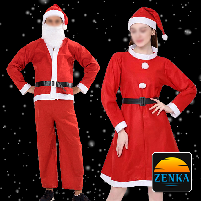 젠카 산타복 산타옷 남자 여자 산타걸 산타 할아버지 코스튬 복장 크리스마스 의상 대여X