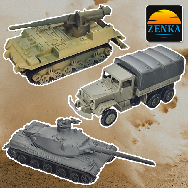 젠카 탱크 프라모델 4D 밀리터리 전차 미니 모형 조립 하노마그 MCP 티거전차 만들기